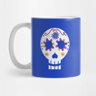 Dia de Los Muertos Azul Mug